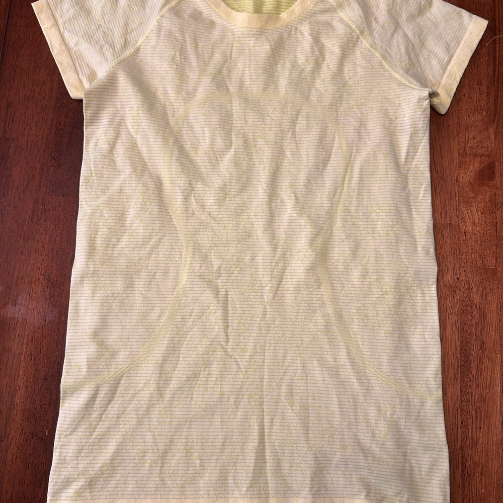 Lululemon Yellow Shirt